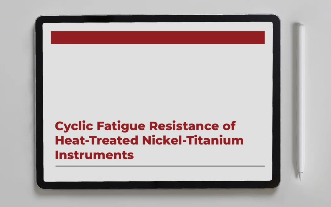 Cyclic Fatigue Resistance of Heat-Treated Nickel-Titanium Instruments