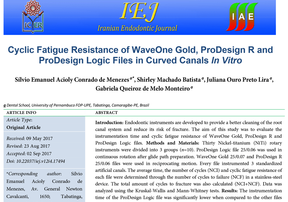 Cyclic Fatigue Resistance
